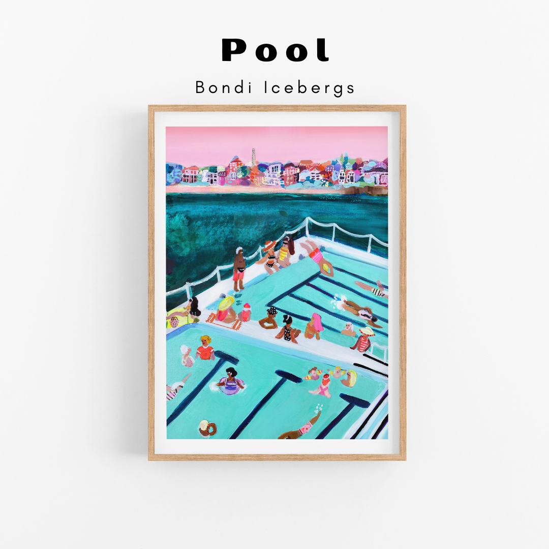 Bondi Icebergs Classic/Pool Print