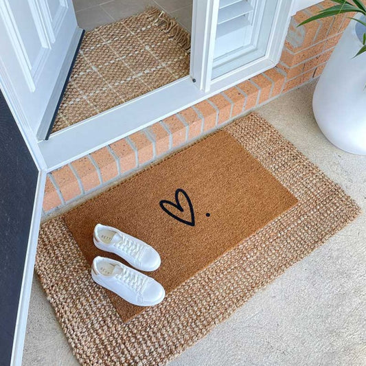 Just Love Embossed Doormat