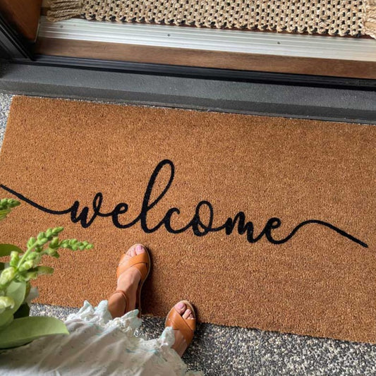 Welcome Embossed Doormat